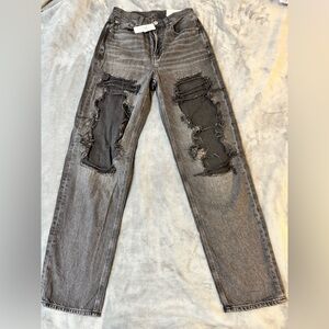 American Eagle Outfitters Gray Distressed Women's Jeans

#1371